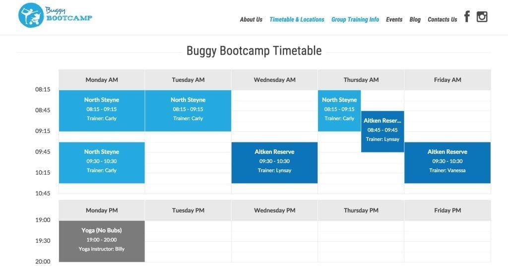 buggy-bootcamp-timetable