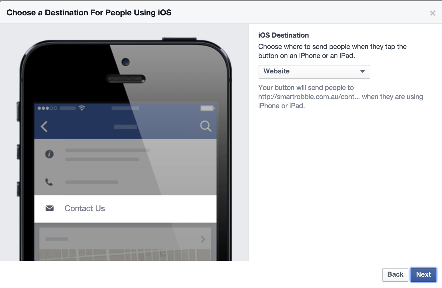 facebook call to action button 6