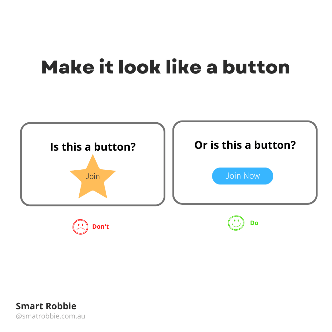 make buttons look like buttons