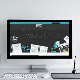 SBM corporate website design