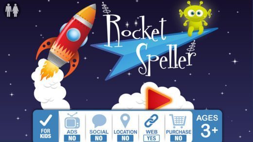 Best Apps for Toddlers - Rocket Speller educational app
